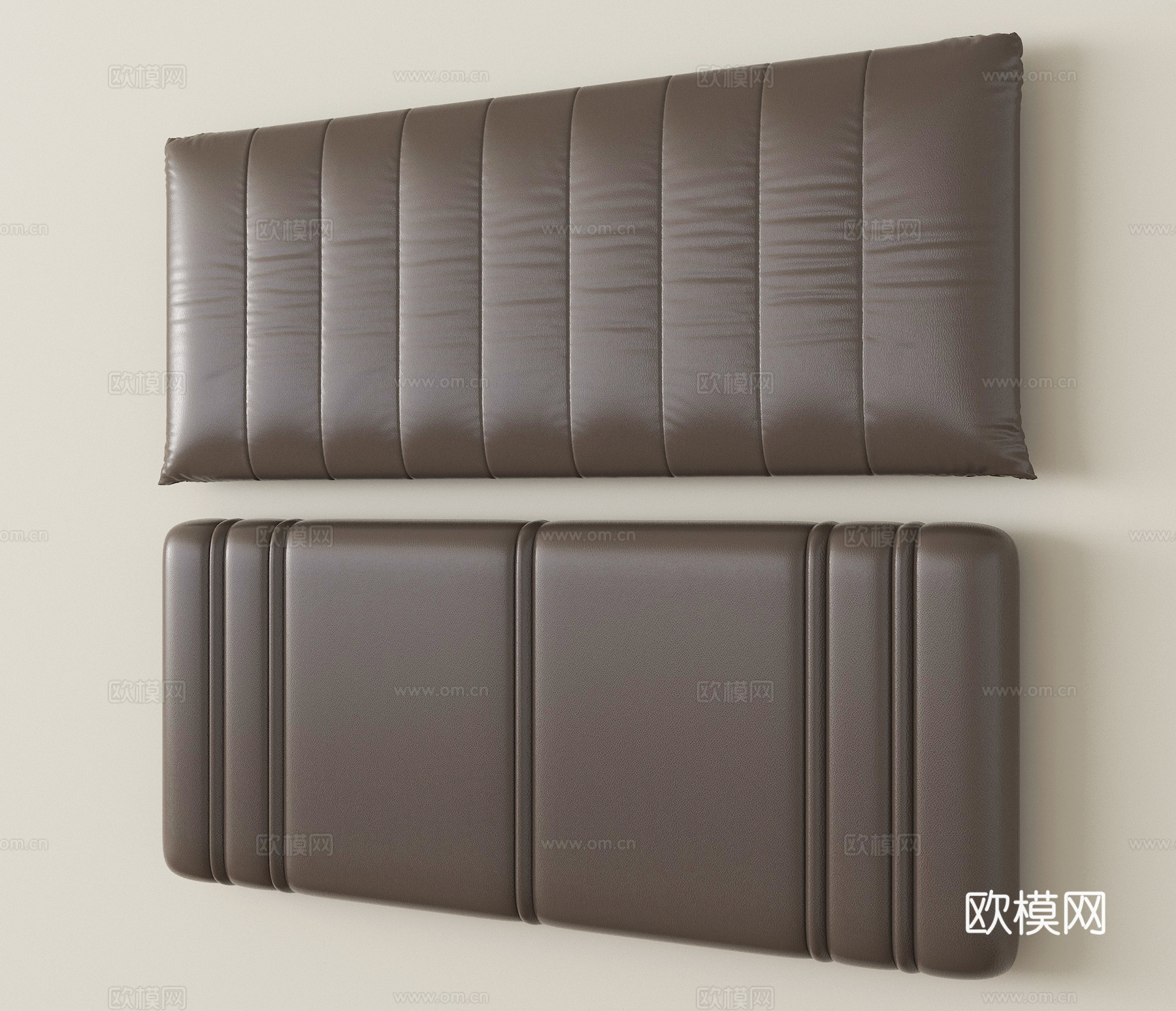 现代床品 床头 靠背 床靠背su模型