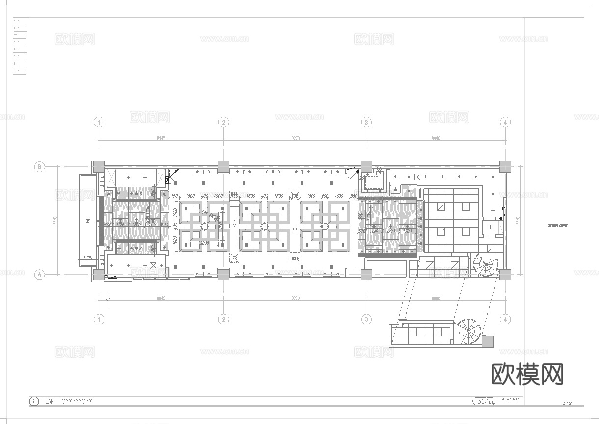 牛肉面馆 最新全套施工图 合集cad施工图
