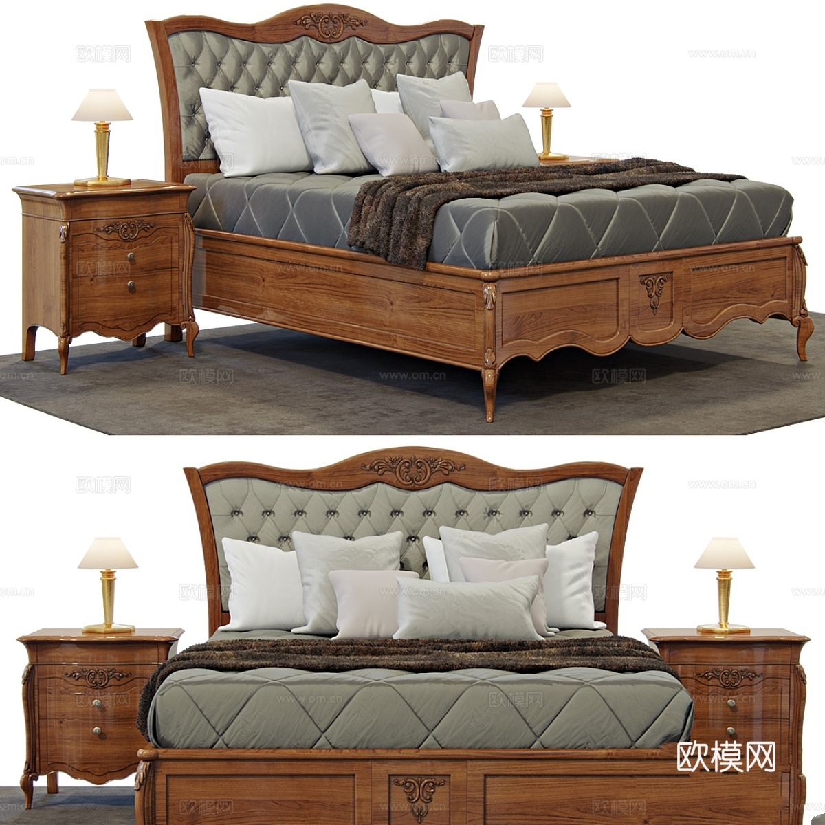 Signorini &amp; Coco - Certosa床具3d模型下载