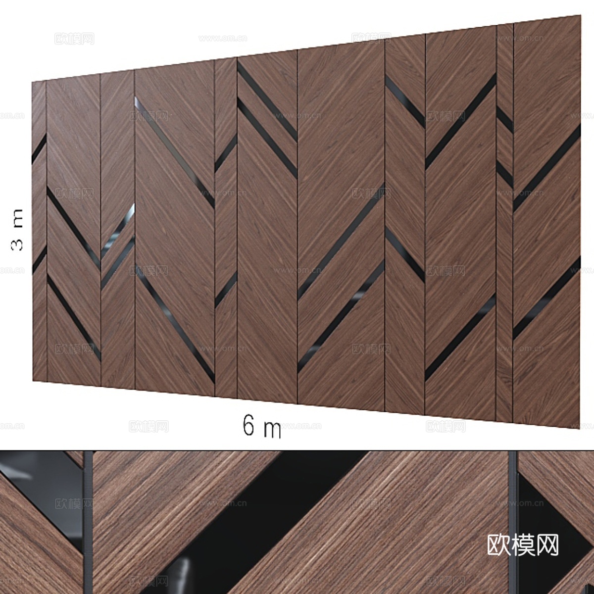 装饰墙 139.3d模型下载