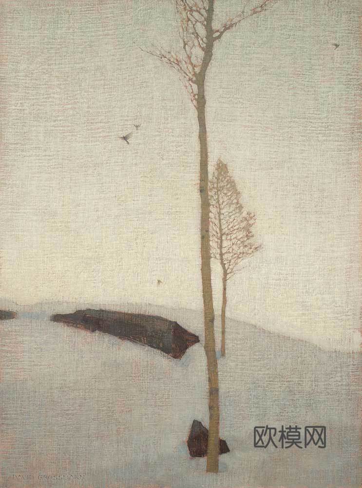 极简风景油画，抽象风景画，抽象画，装饰画，艺术画下载