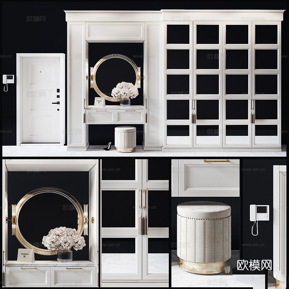 走廊构图_473d模型下载