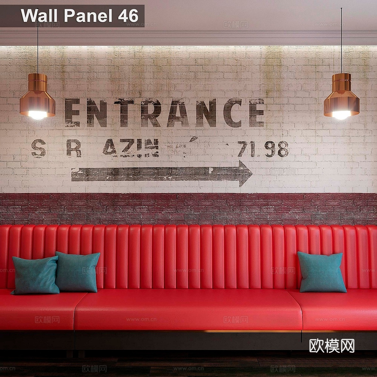 墙板463d模型下载