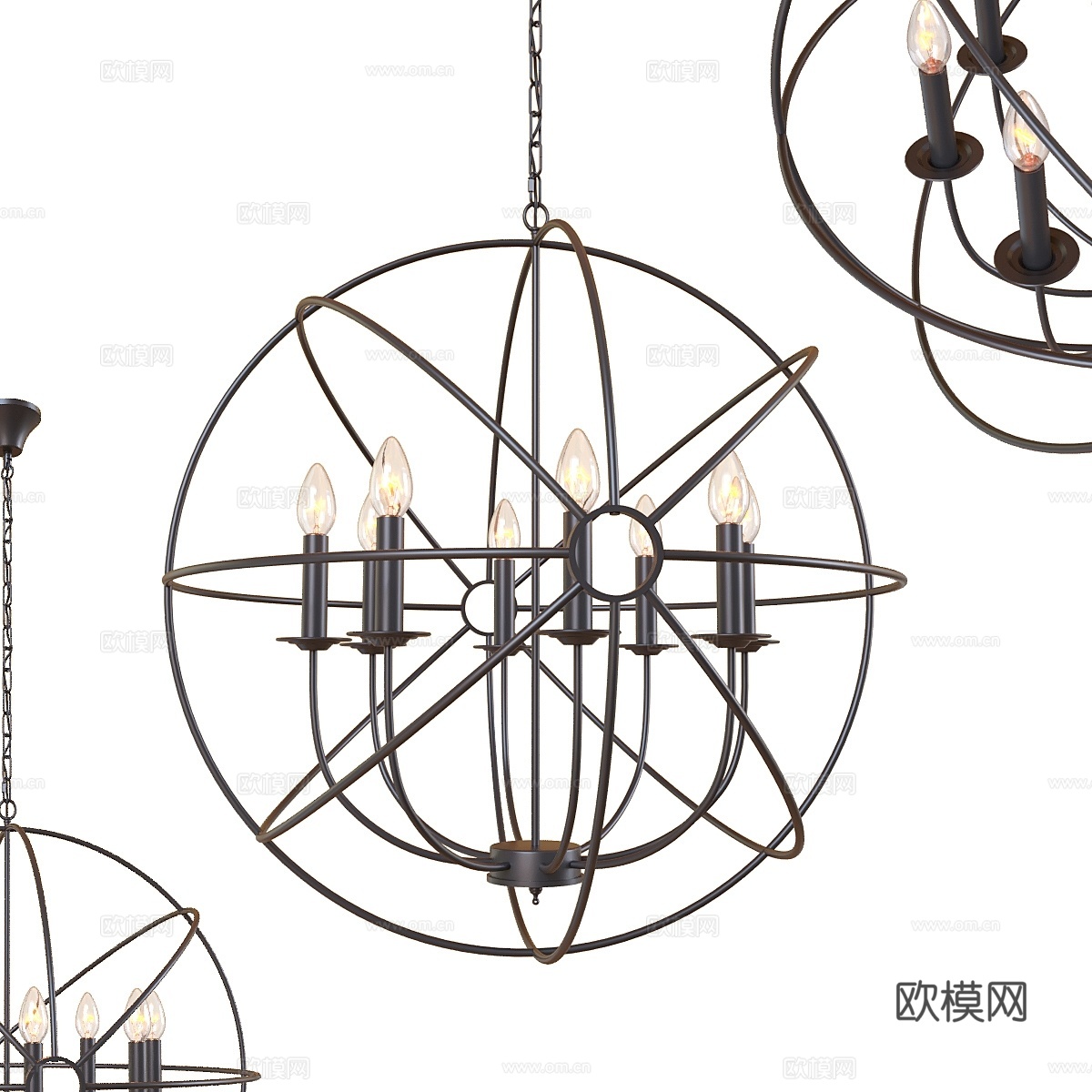 傅科摆球 LOFT1192-83d模型下载