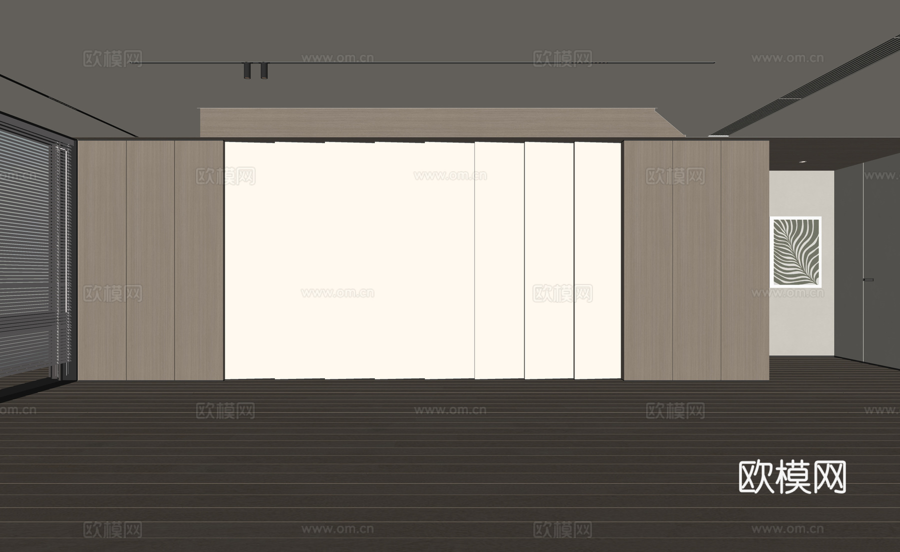 现代客厅 奶油客厅 沙发背景墙 客厅背景 奶油风背景墙su模型