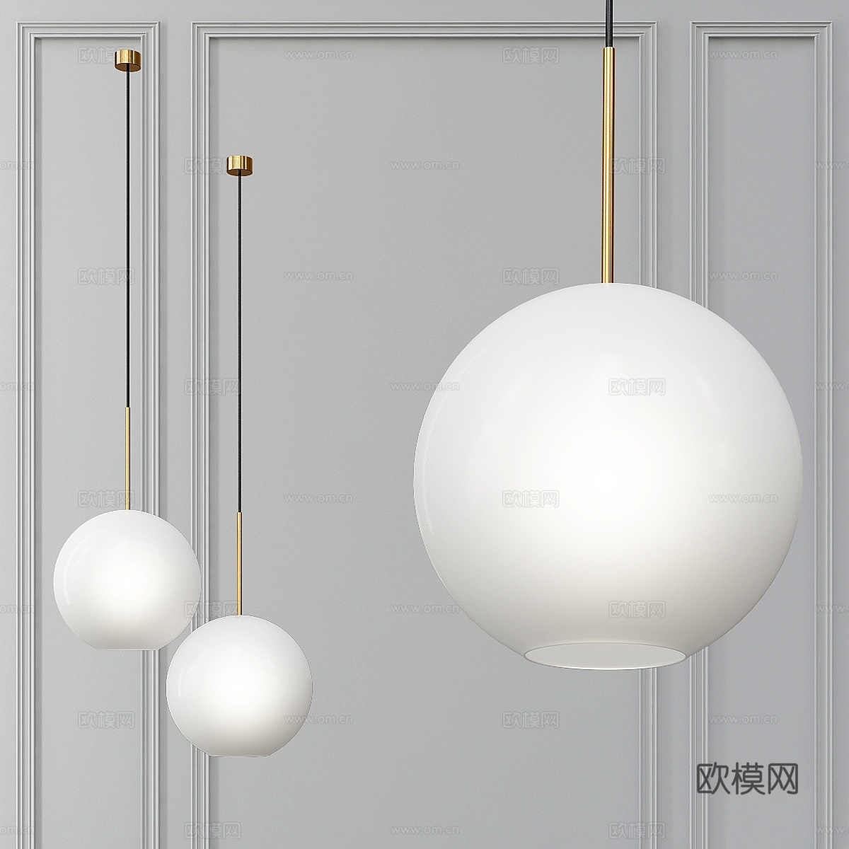 Giopato &amp; Coombes Bolle Bls 灯3d模型下载