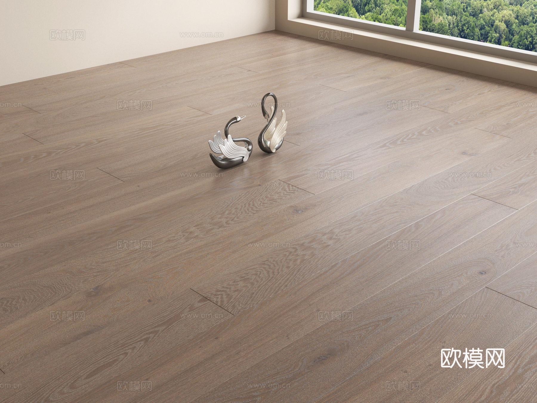 现代木地板 拼花木地板su模型