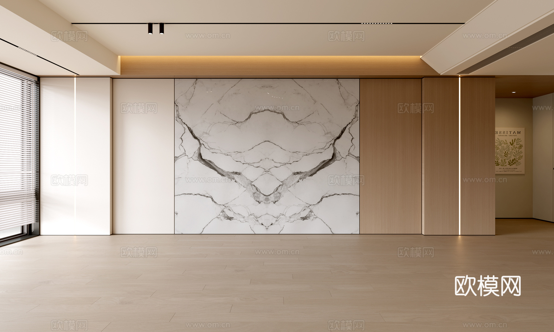 现代客厅 奶油客厅 沙发背景墙 客厅背景 奶油风背景墙su模型