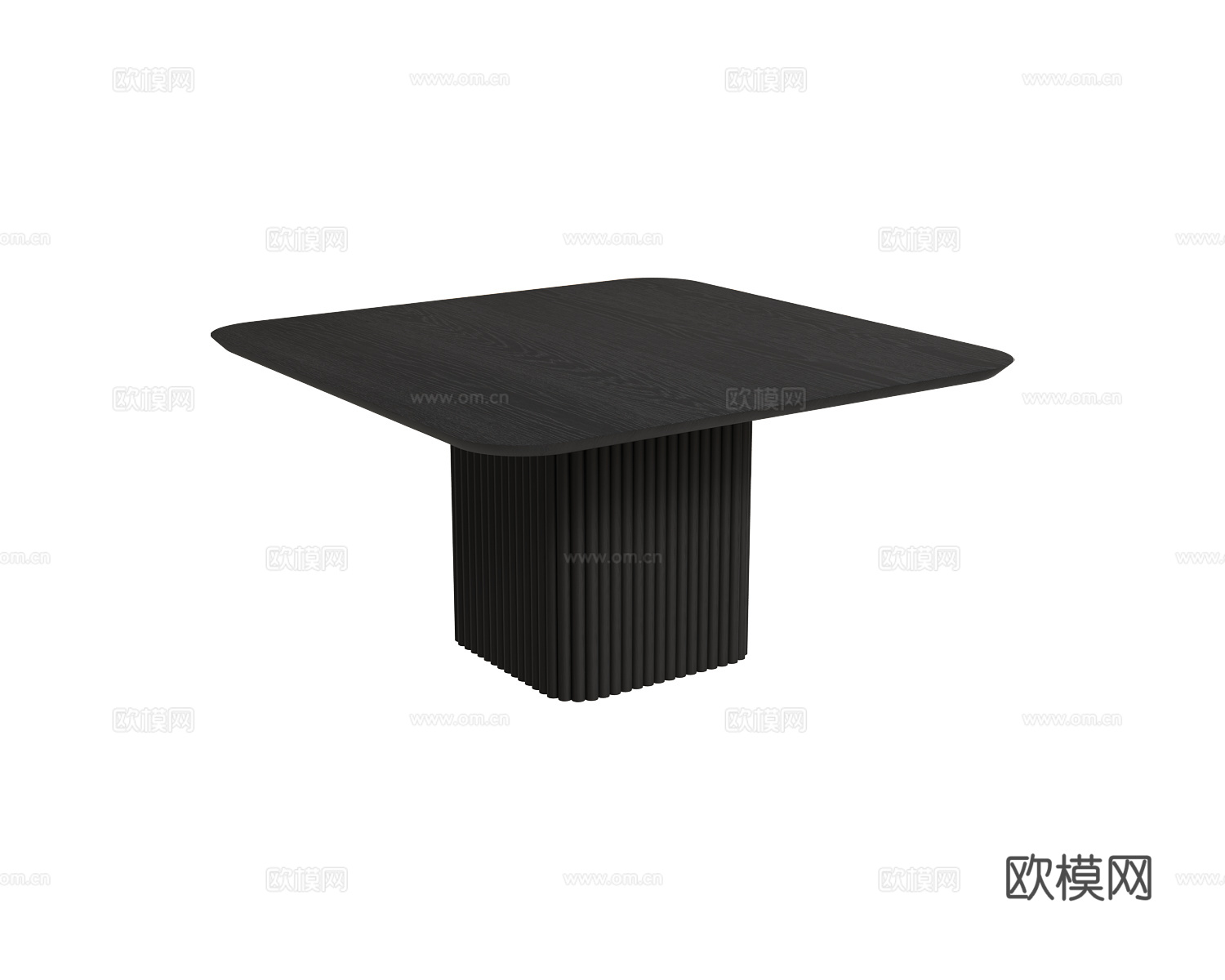 4Corners 方桌 餐桌3d模型下载（渲染图2）