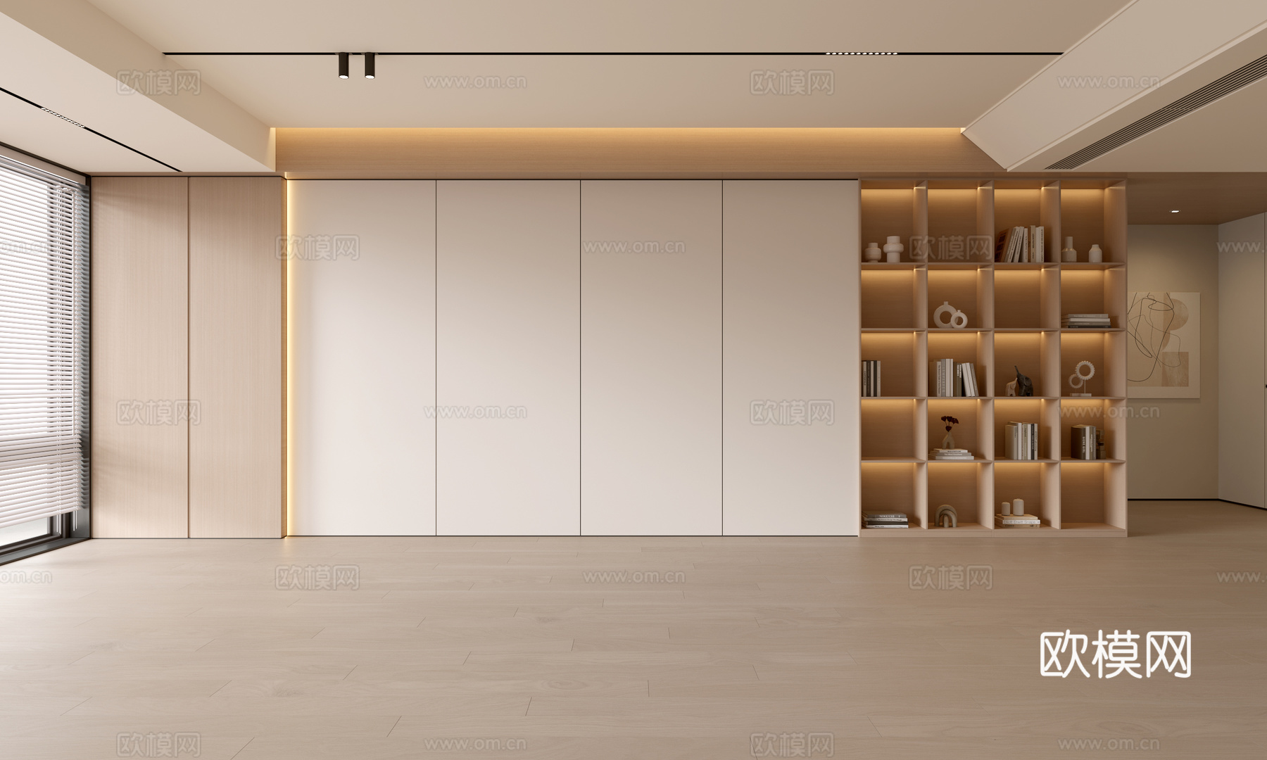 现代客厅 奶油客厅 沙发背景墙 客厅背景 奶油风背景墙su模型