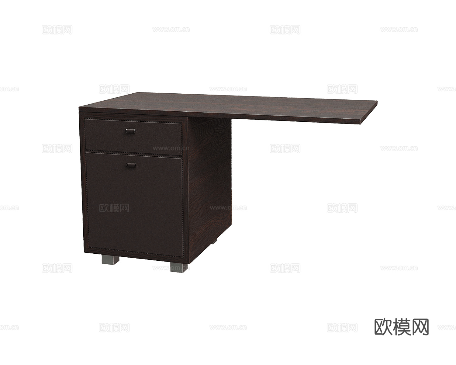 Polflex 办公桌 书桌3d模型下载（渲染图1）
