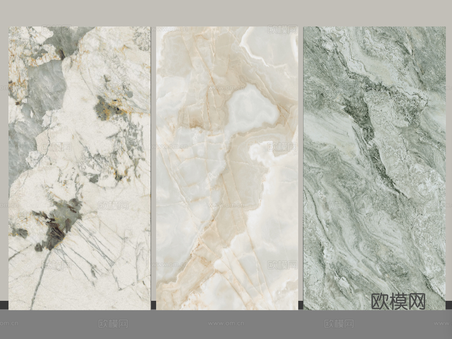 现代石材 大理石板 岩板 石材护墙板 背景墙su模型