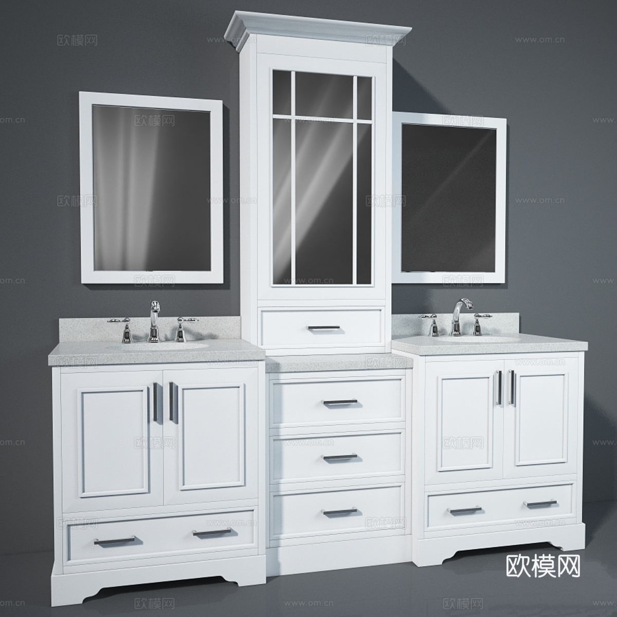 浴室家具 Ariel Stafford3d模型下载