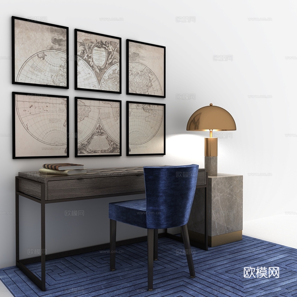 艾克霍尔茨套装3d模型下载