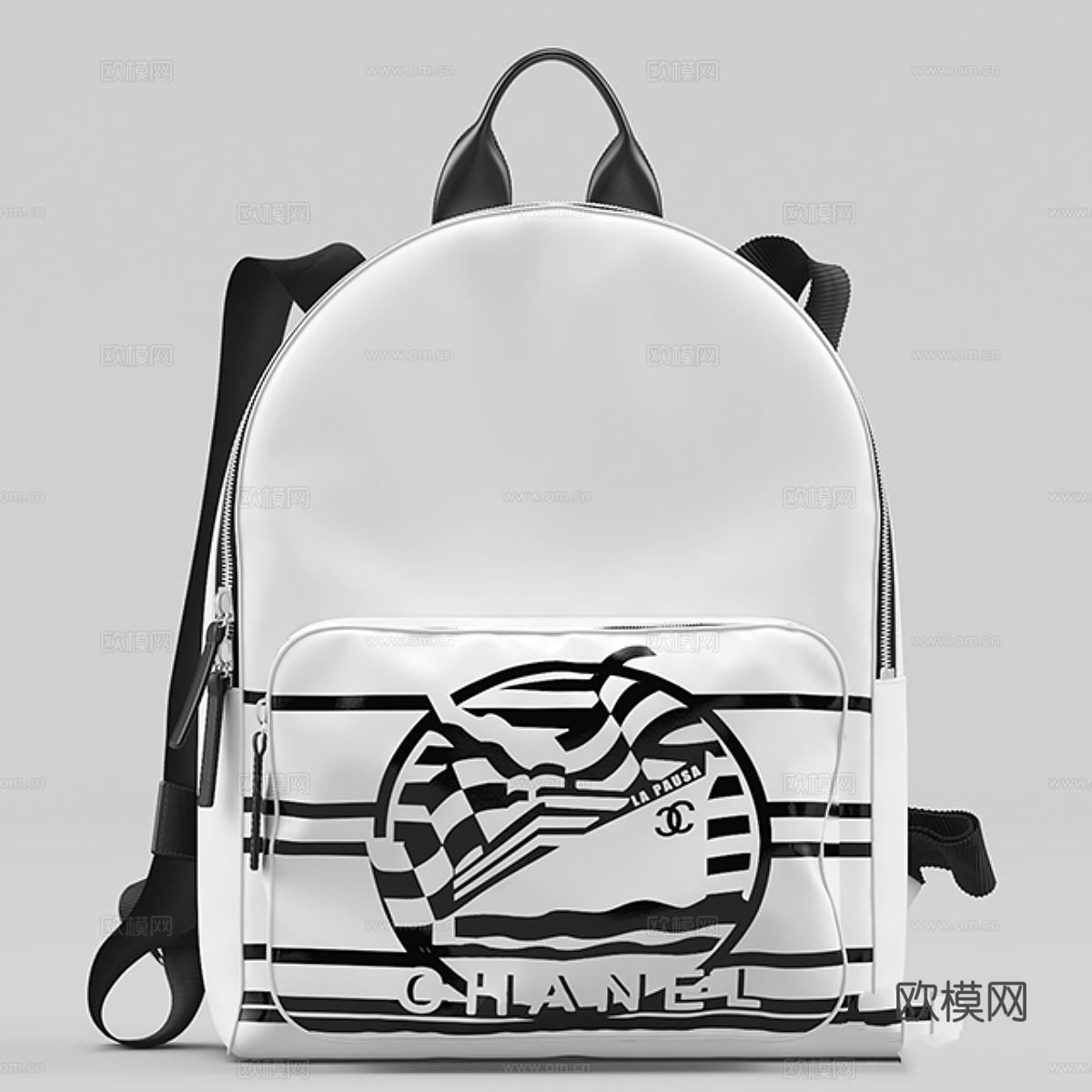 香奈儿背包3d模型下载