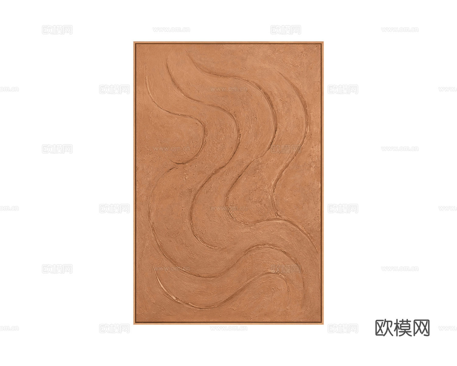 YS-Art 肌理纹装饰画3d模型下载