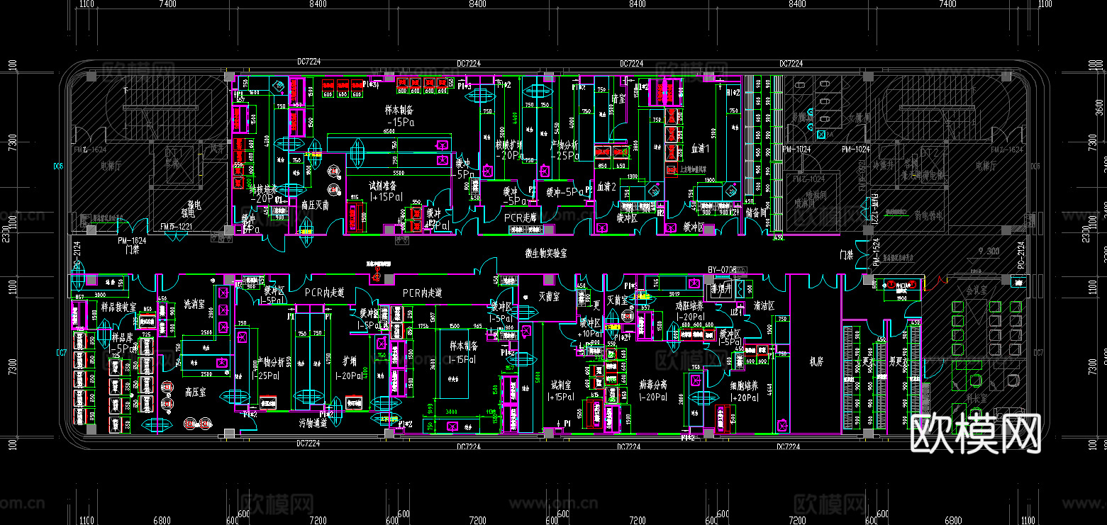 20套实验室CAD图纸2026最新整理cad施工图