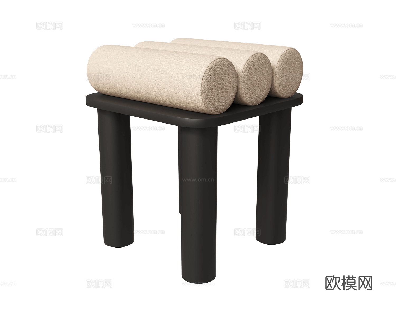 4Corners 沙发凳3d模型下载