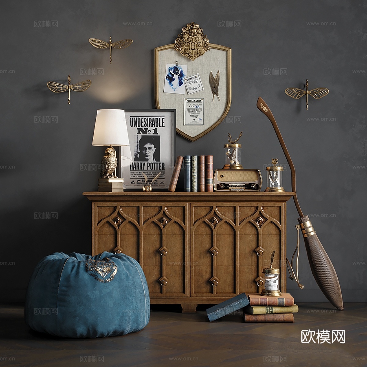 哈利·波特 PBteen3d模型下载