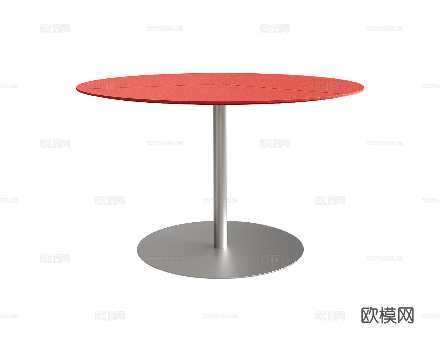 Polflex 圆餐桌3d模型下载（渲染图1）