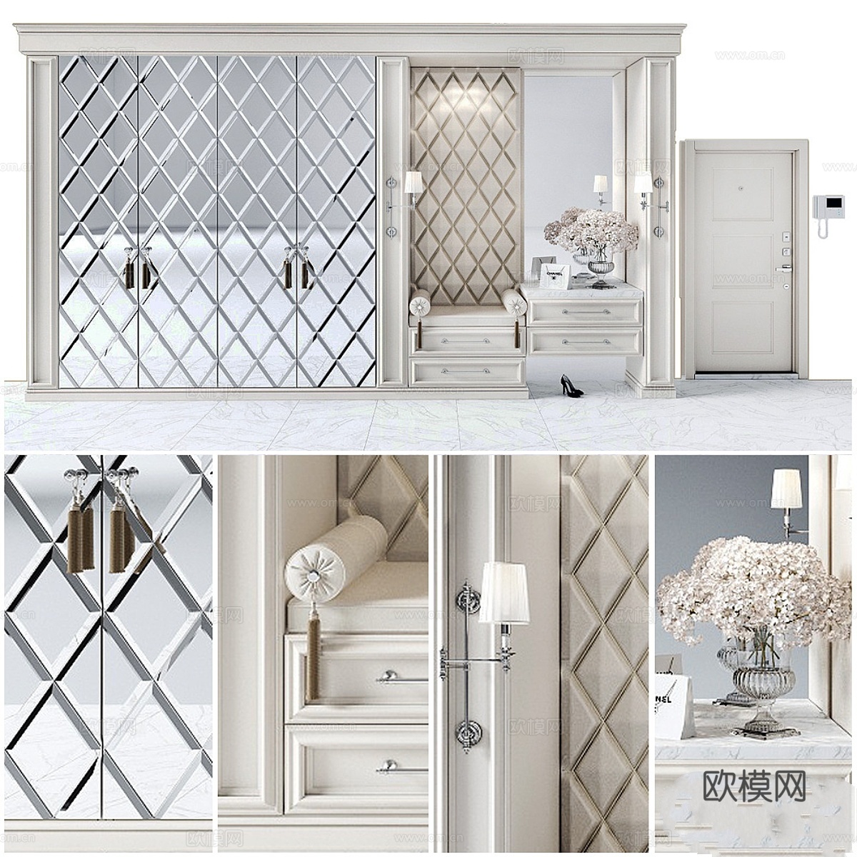 走廊构图_453d模型下载