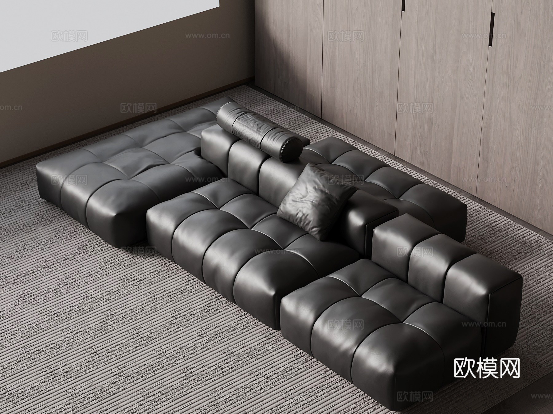 现代异型沙发su模型