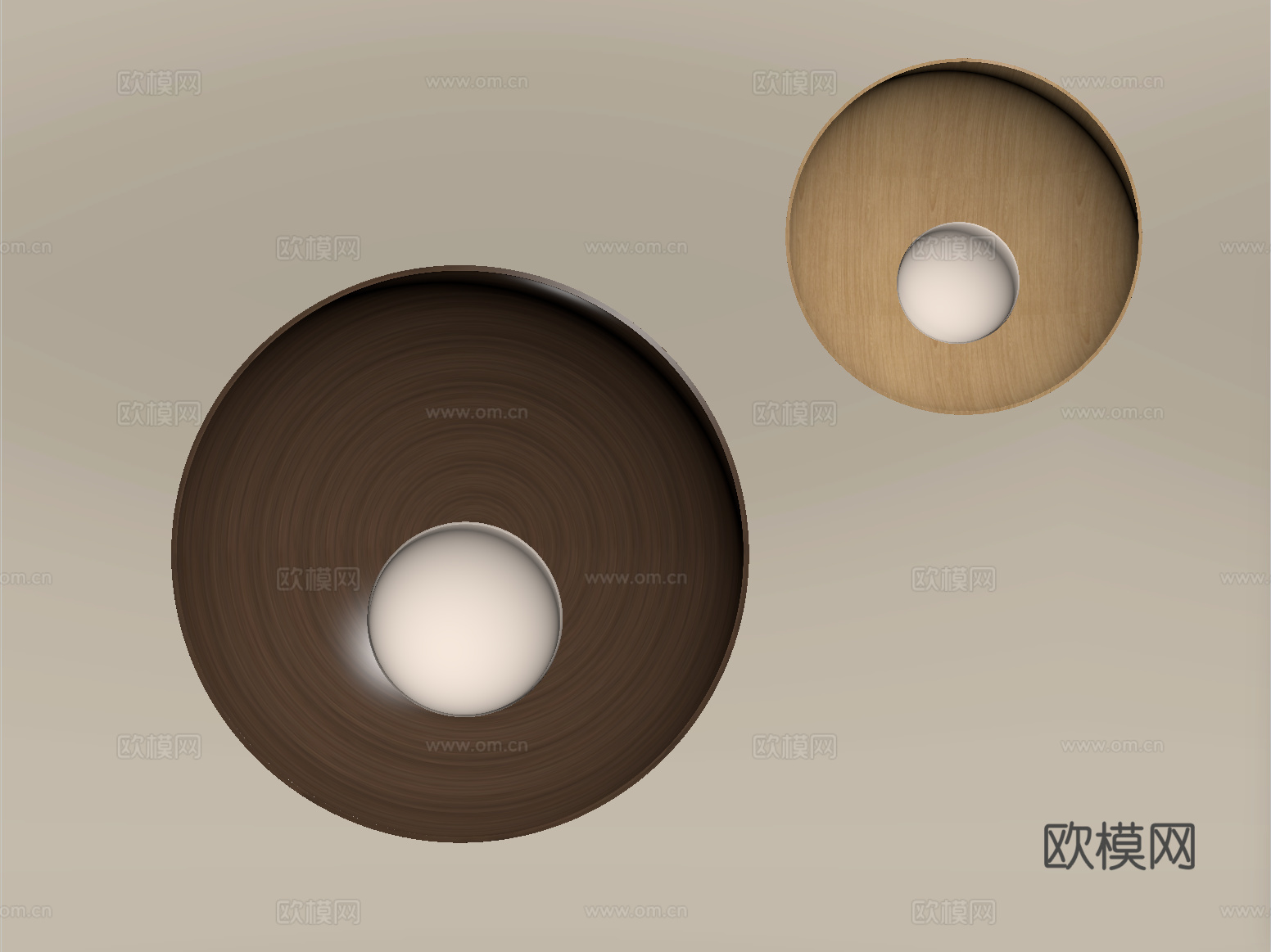 侘寂简约壁灯su模型