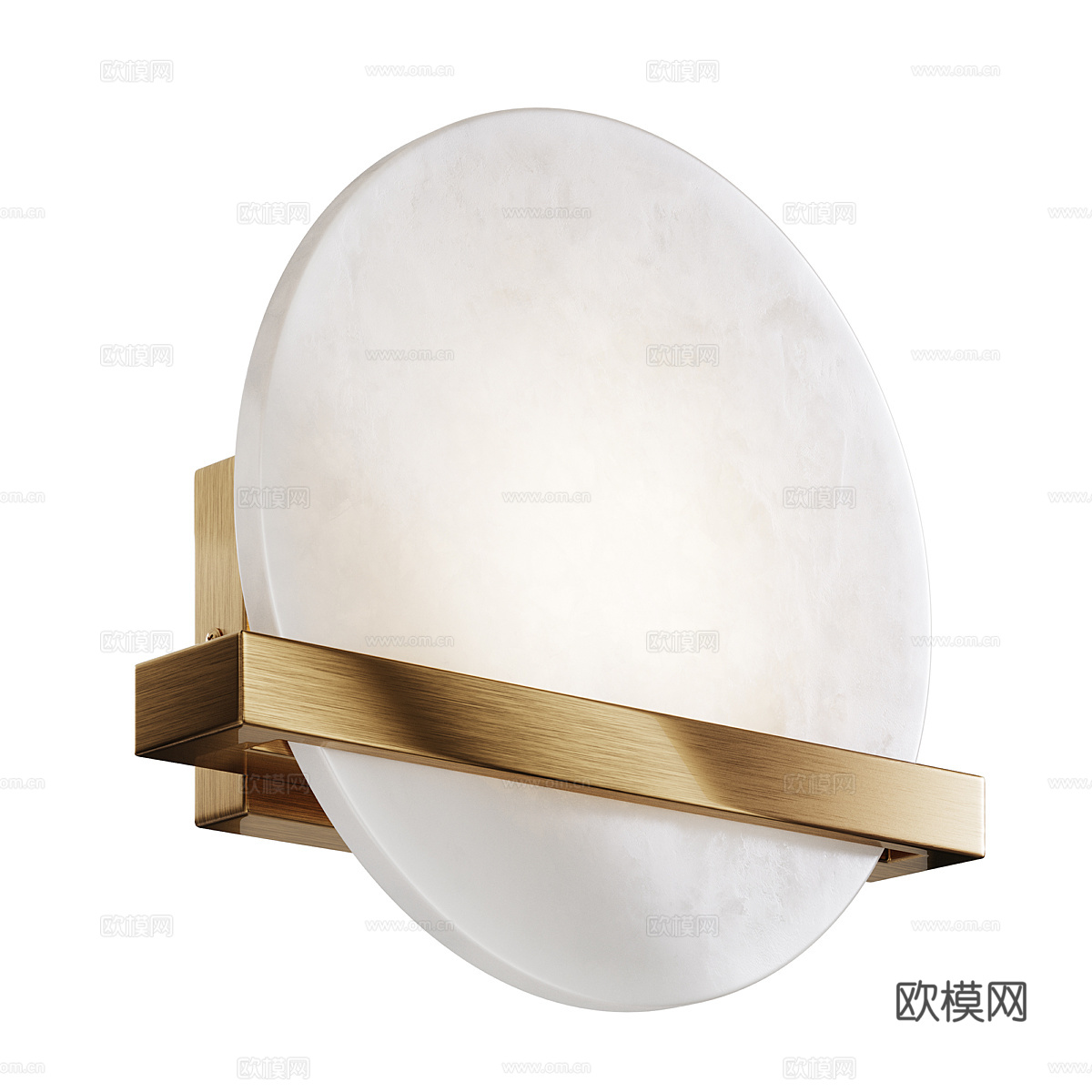 现代简约轻奢壁灯 壁灯 简约壁灯 装饰壁灯 圆形壁灯3d模型下载