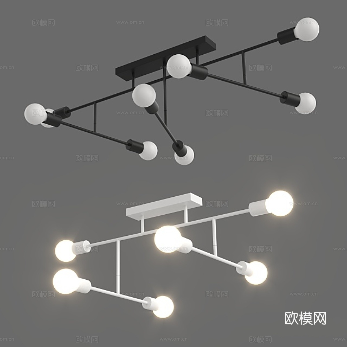 埃格洛·贝尔西亚纳吊灯3d模型3d模型下载