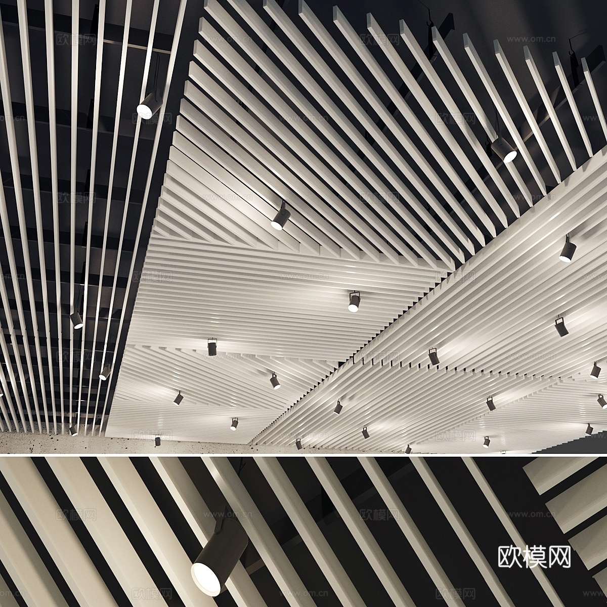 假天花板支架 203d模型下载