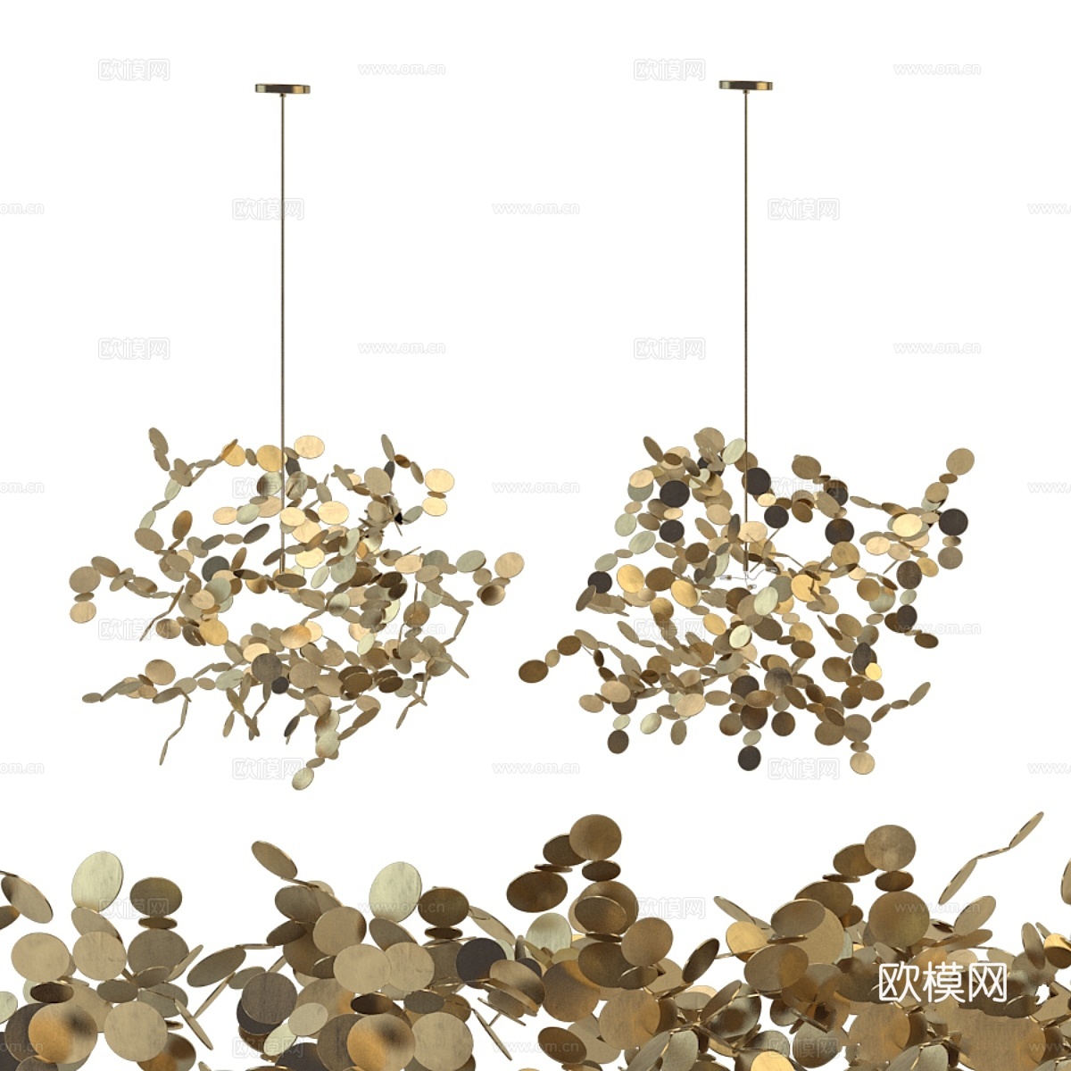 Terzani Argent金云N90S吊灯3d模型下载