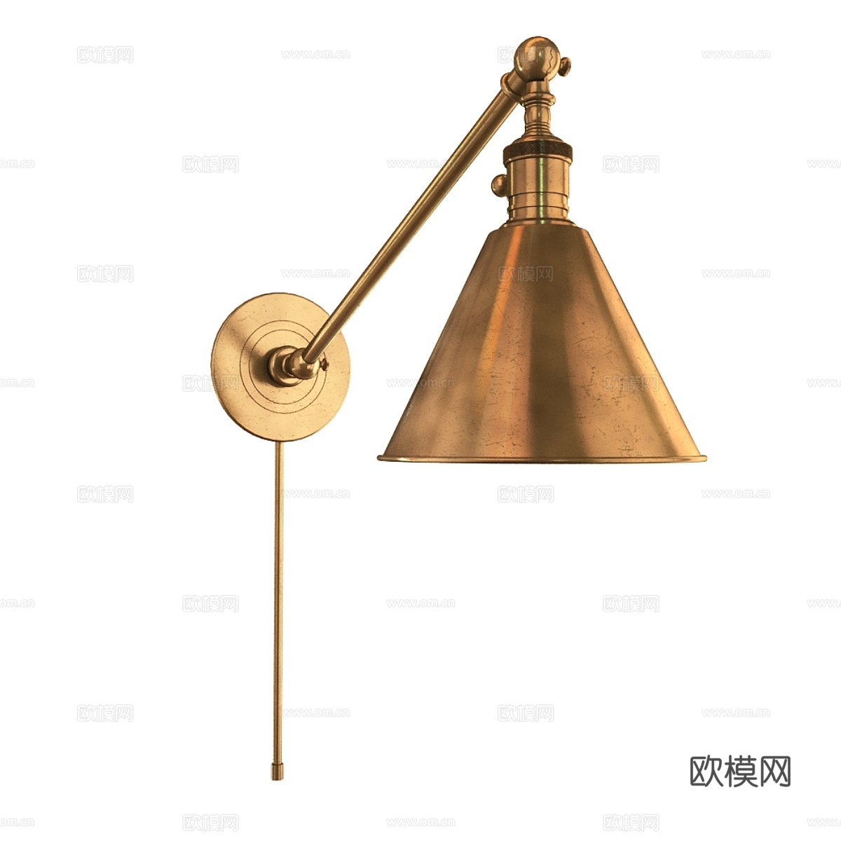 EF Chapman波士顿18英寸60瓦手工打磨防锈款3d模型下载