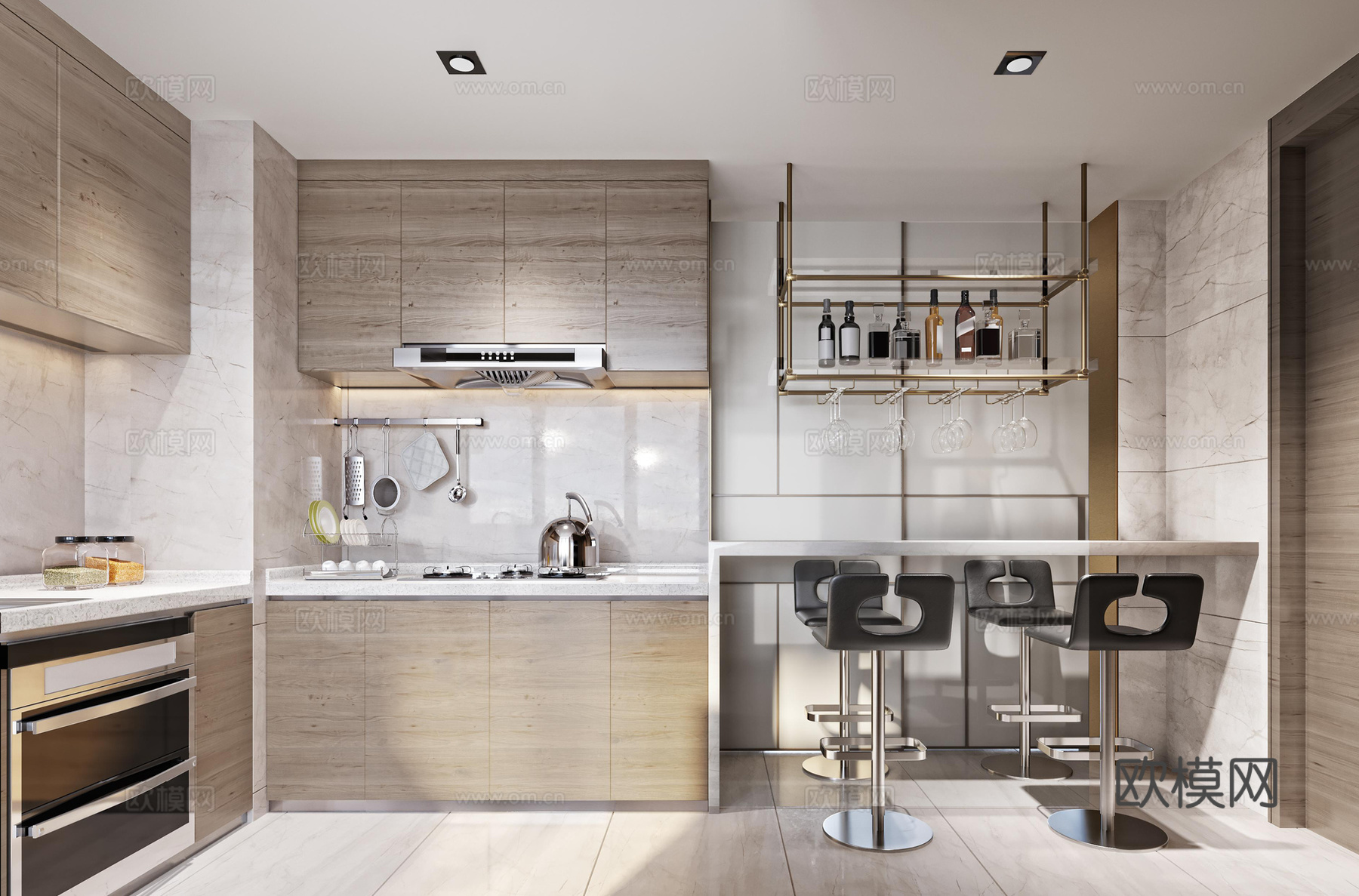 轻奢豪宅大平层 样板间 最新全套施工图 效果图合集cad施工图