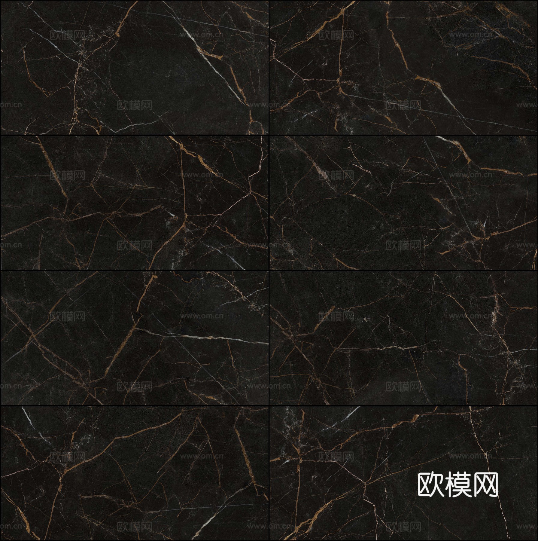 无缝黑色大理石瓷砖