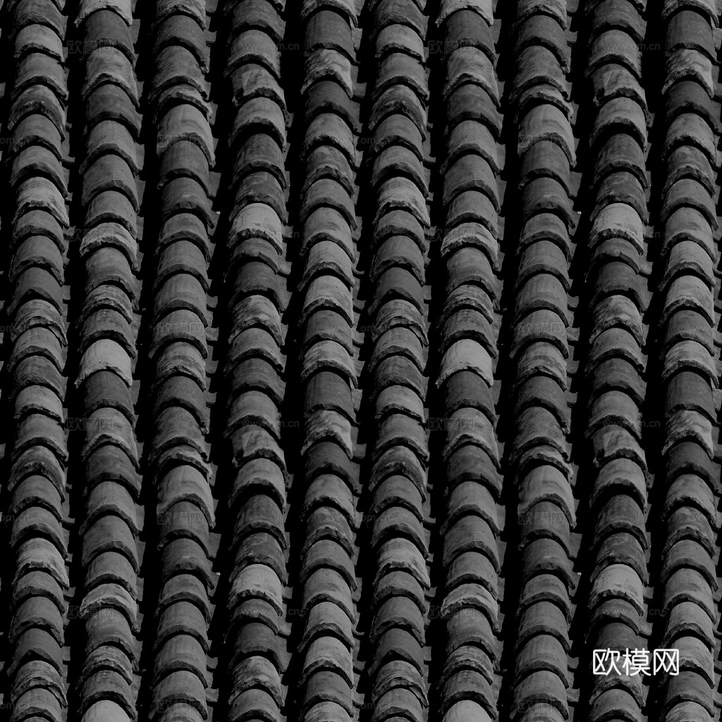 高清无缝古建瓦 中式青瓦 屋顶瓦片 琉璃瓦 沥青瓦 水泥瓦