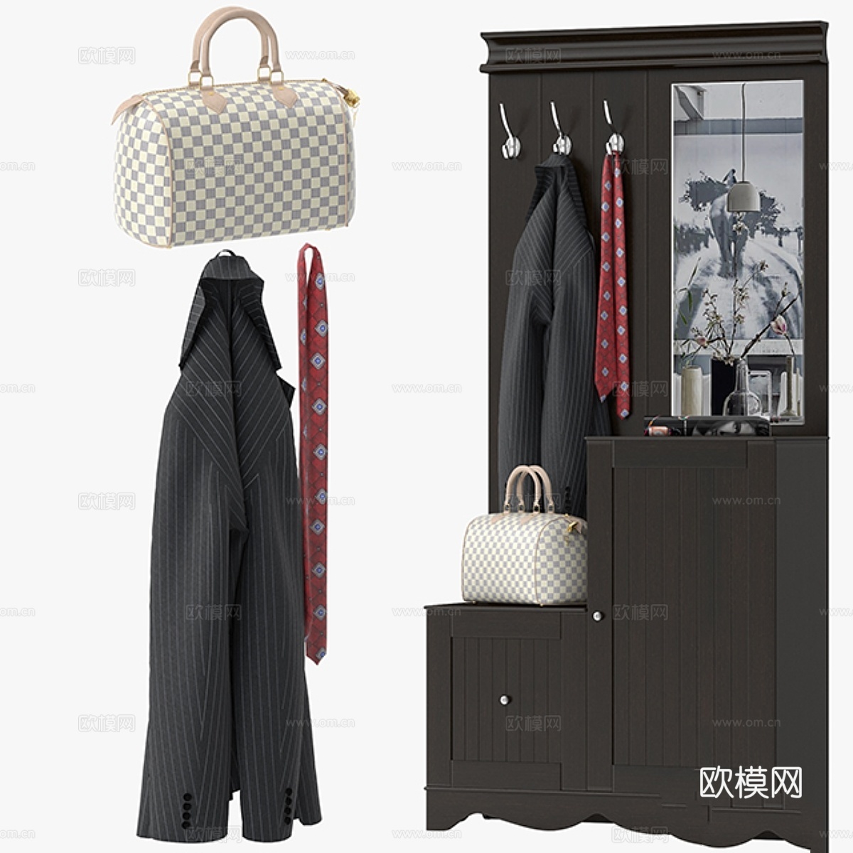 佩蒂斯维尔玄关树3d模型下载