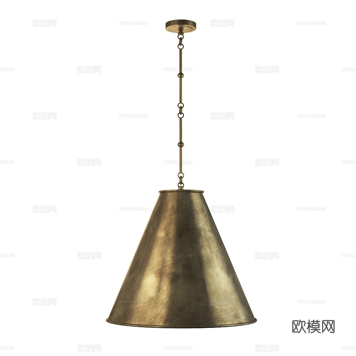 托马斯·奥布莱恩·古德曼手工擦拭仿古黄铜3d模型下载