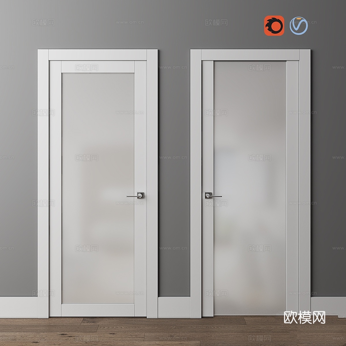 沃尔霍维茨新古典主义门款2102 41143d模型下载