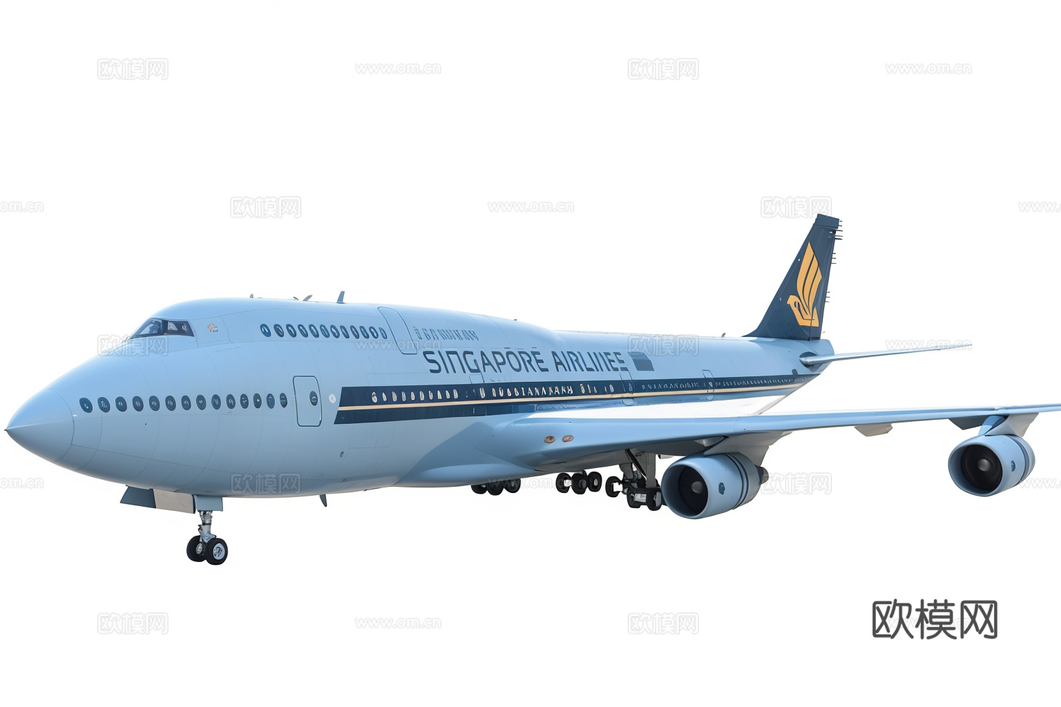 飞机su模型下载（渲染图1）