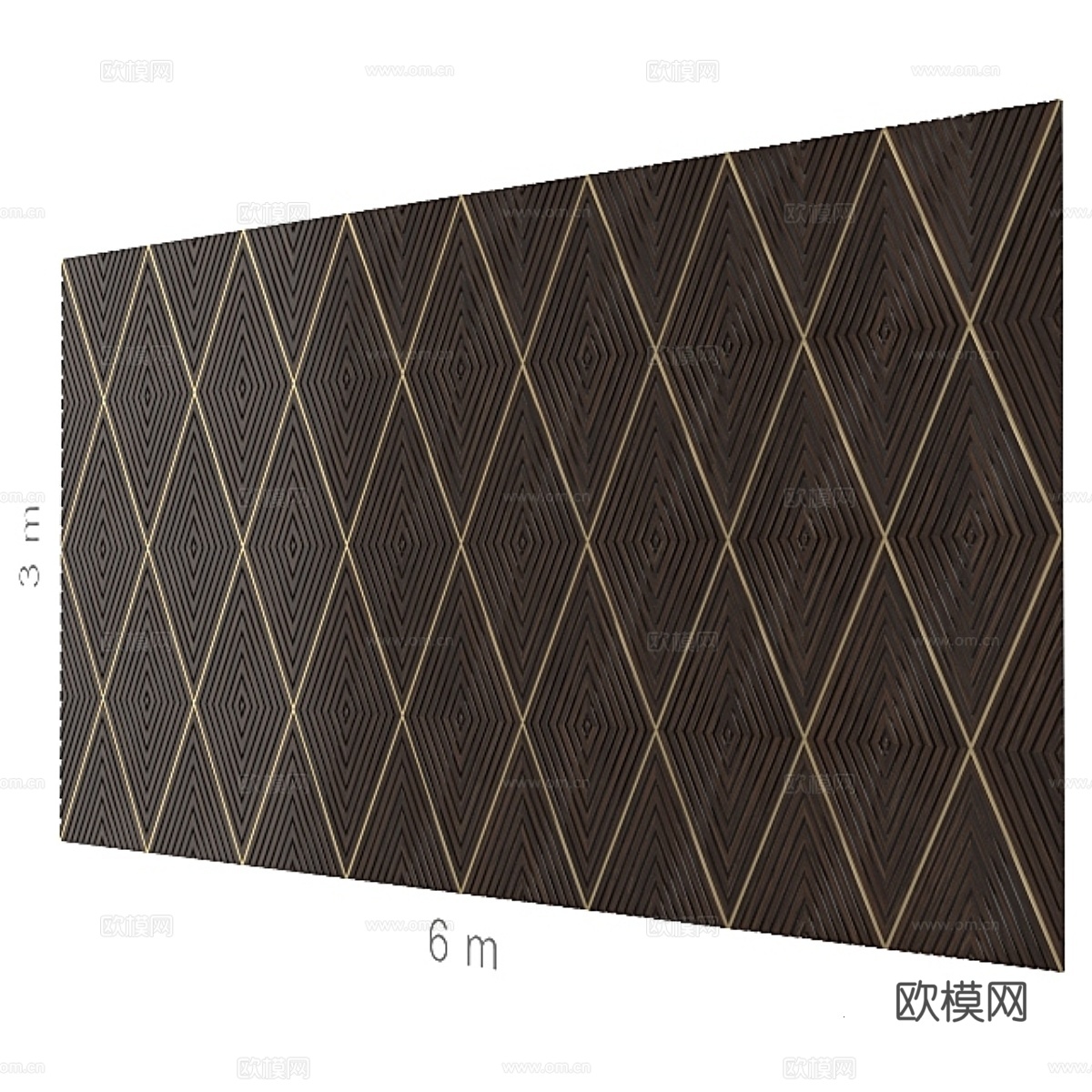 装饰墙 52.3d模型下载