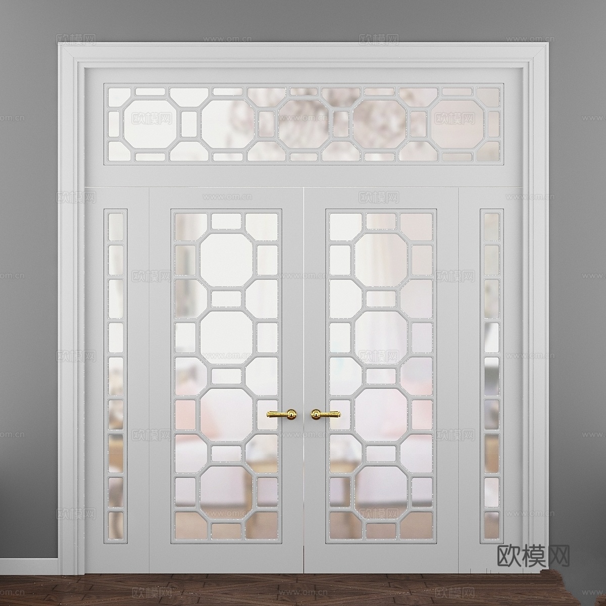 都灵玛瑙双开门3d模型下载