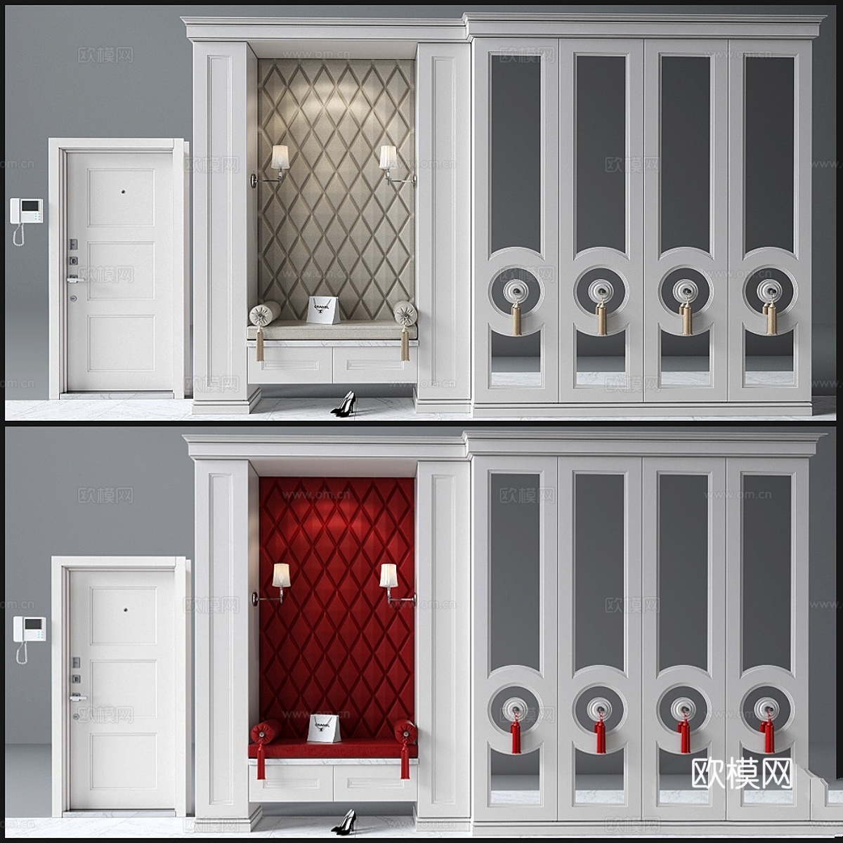 门厅构图_413d模型下载