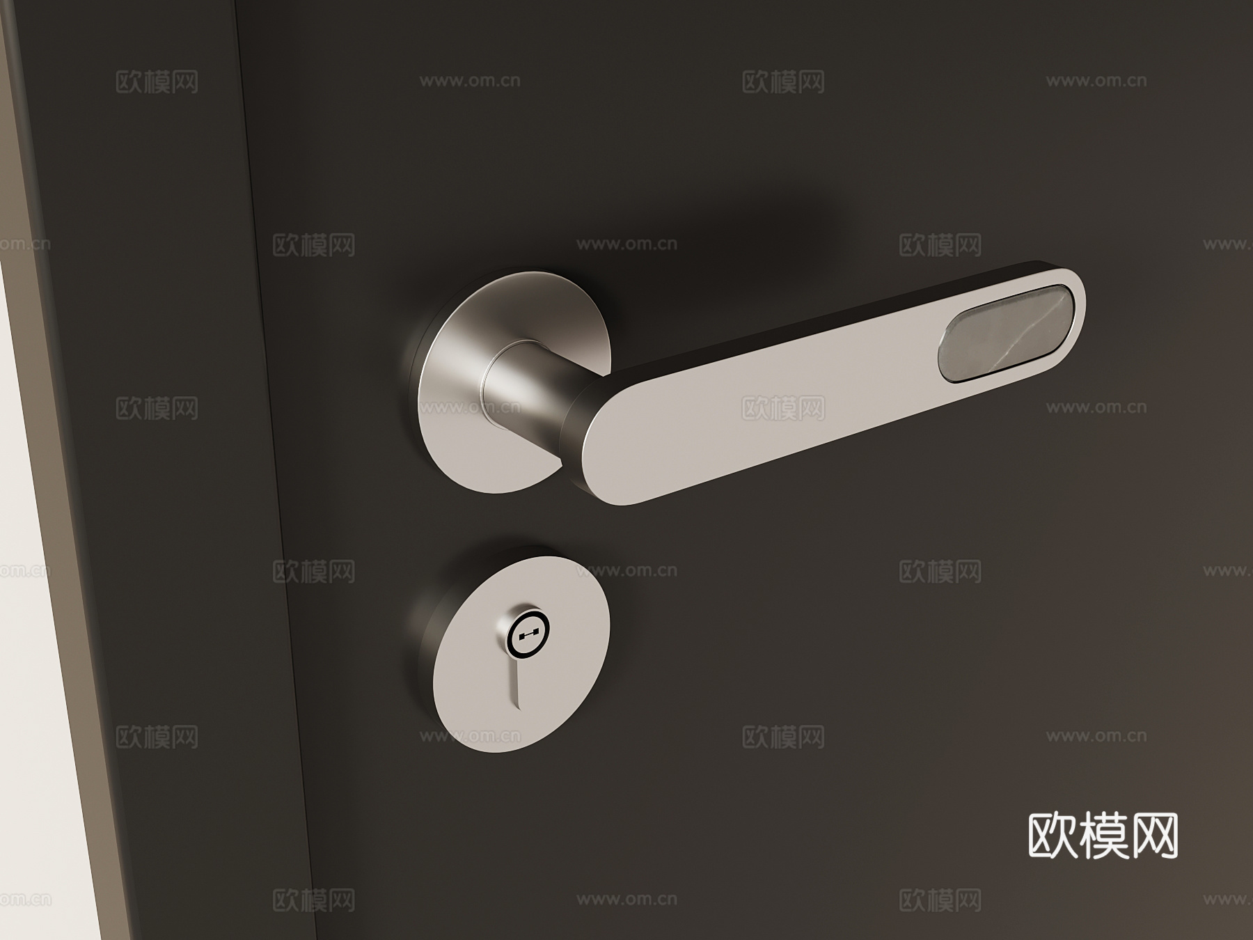 意式复古门把手su模型