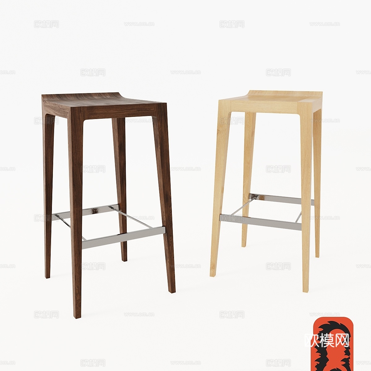 Bernhardt Design - Vanish吧凳3d模型下载