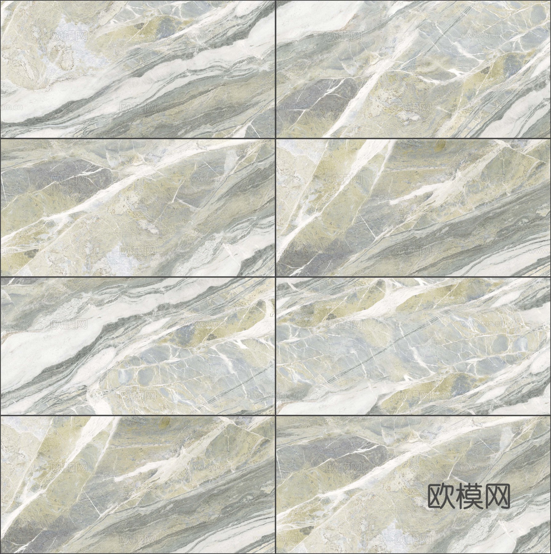 无缝绿色大理石瓷砖