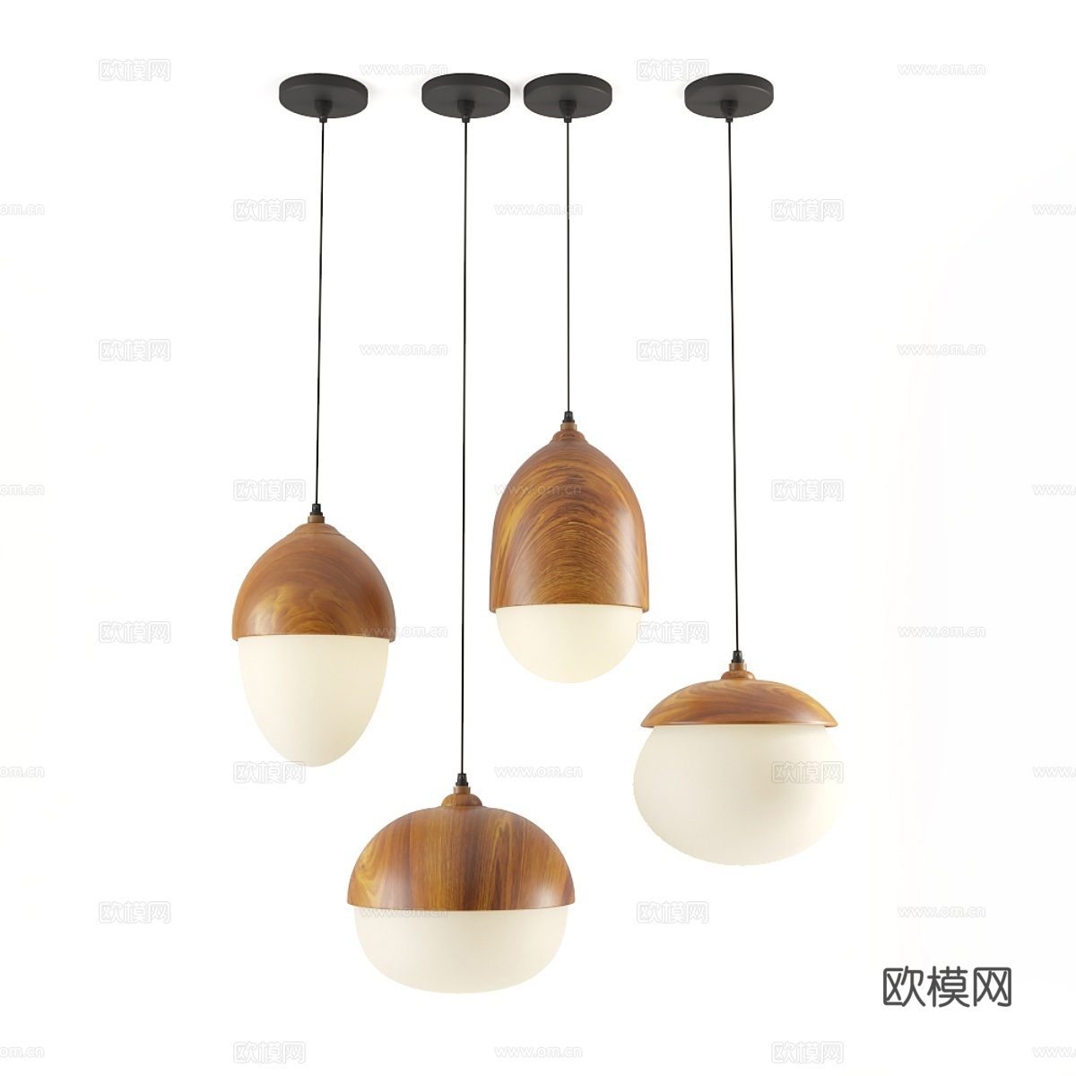 橡果灯3d模型下载