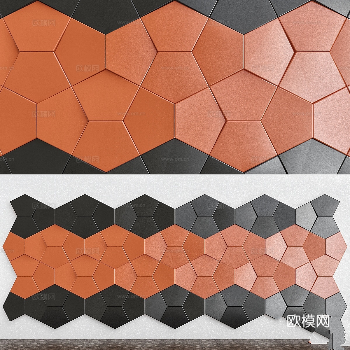 石膏3D面板 Alivio Nexus系列3d模型下载