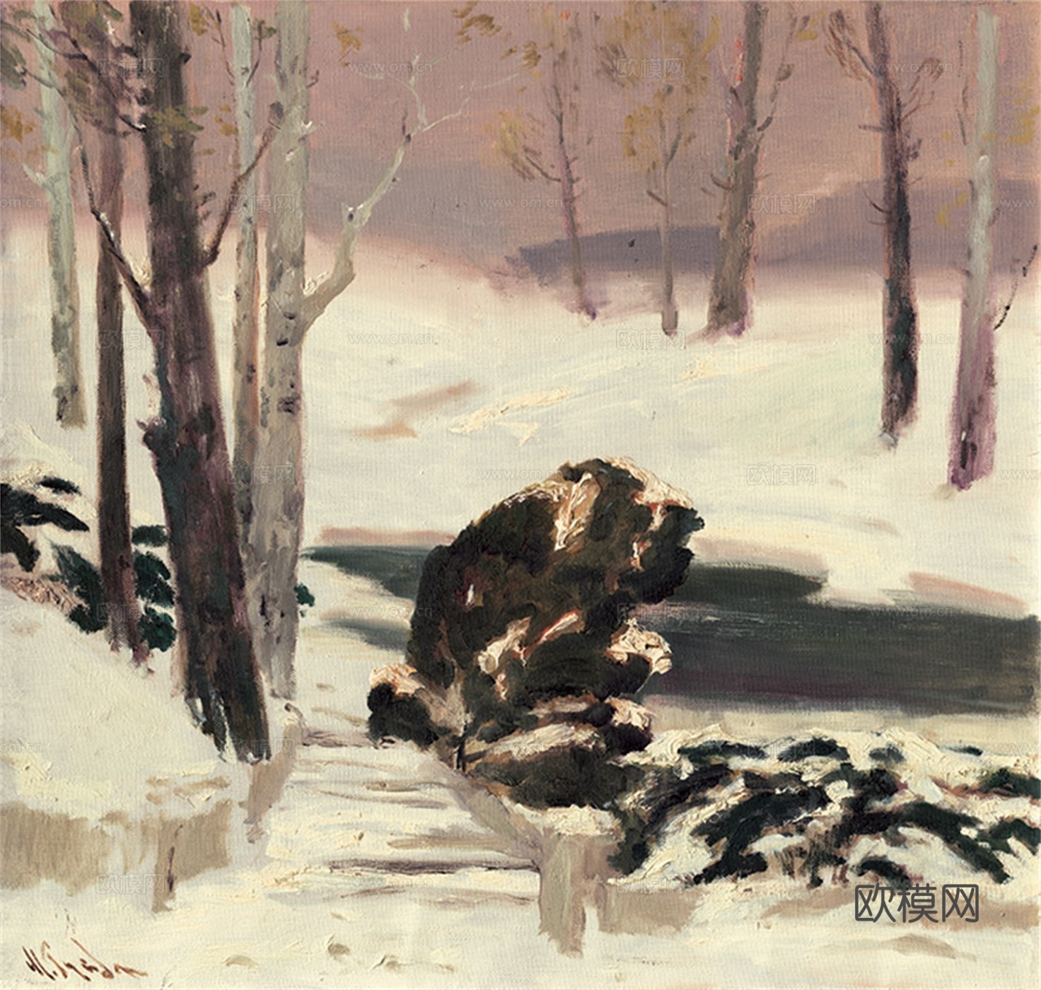 风景油画，风景画，抽象画，装饰画，艺术画下载