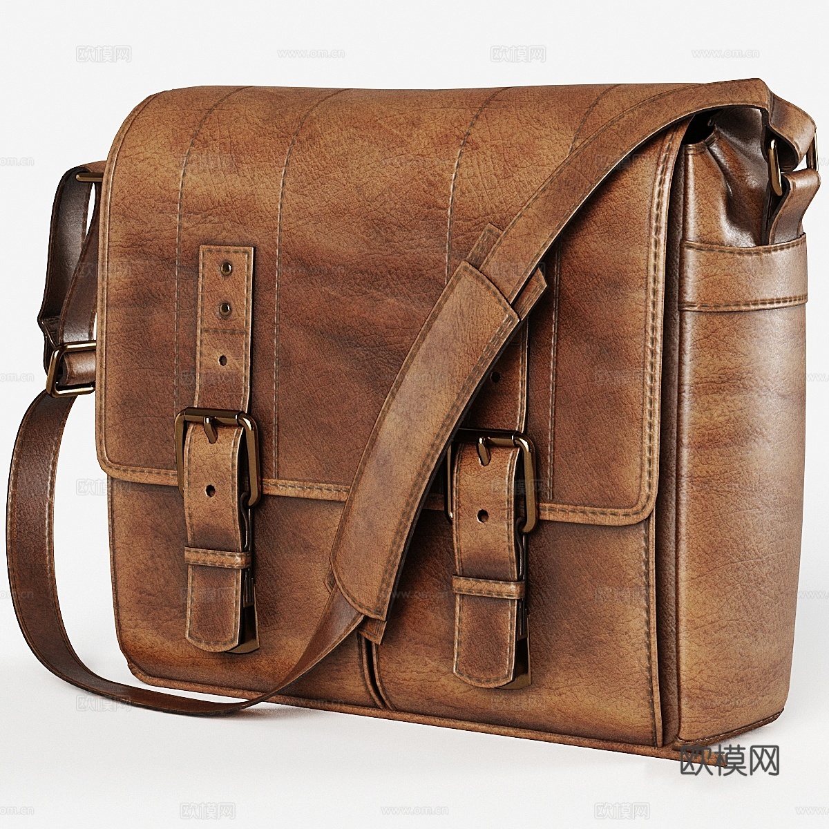 肩背包3d模型下载