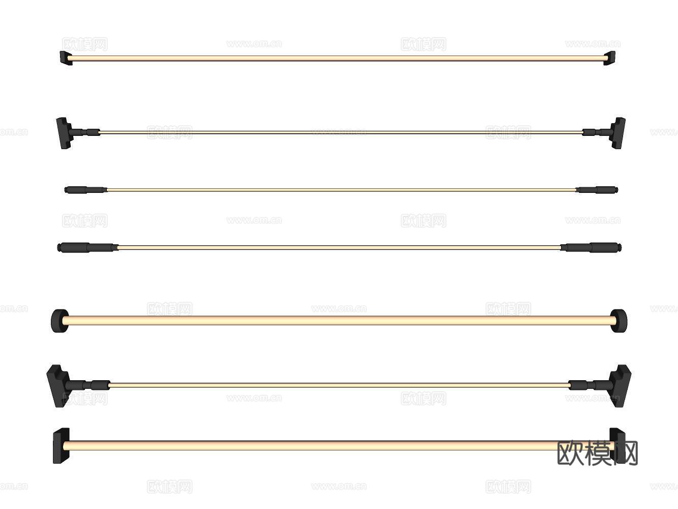 筒灯射灯su模型